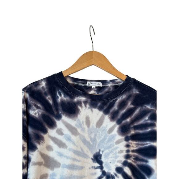 Peloton Women's French Terry Tie Dye Crew Neck Pullover Sweatshirt Size XL Multi - Picture 5 of 8